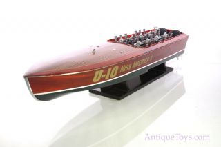 Miss America X Mahogany And Rosewood Race Boat