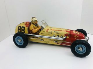 Vintage Yonezawa Champion N0.  98 Indy Friction Racer,  Friction Toy