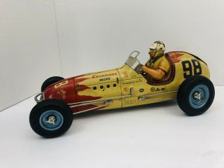 Vintage Yonezawa Champion N0.  98 Indy Friction Racer,  Friction Toy 2