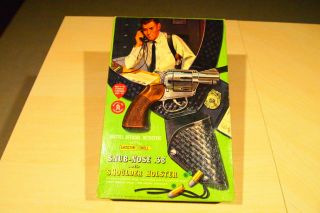 1959 Mattel Official Detective Snub - Nose.  38 Shootin - Shell Cap Gun