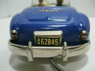 1950 ' s Arnold Primat Tin Toy Wind - Up Car Blue Convertabl & Box Germany 5