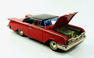 1960 Ford Fairlane 2 Door Hardtop 11” (28 cm) Japanese Tin Car by Haji NR 3
