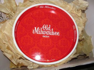 Schlitz Beer/bar/alcohol Tray " Old Milwaukee " Old Stock