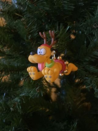 Vintage Grolier Disney Dco Pluto Christmas Ornament 008900