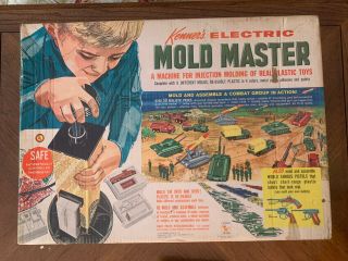 Vintage Kenner Mold Master Nmib Complete Mid Century Modern Toy Injection Cast
