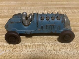 1920’s Hubley Cast Iron Piston Racer/race Car 6 Toy 2137