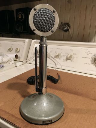 Vintage Astatic D - 104 Microphone (lollipop) With T - Ug8 Stand