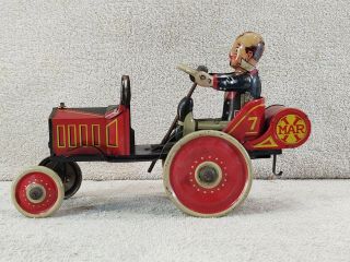 Marx Coo Coo Car Wind - Up Tin Litho Toy Car By Louis Marx Co.