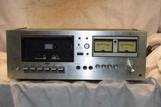 Vintage Sharp Rt - 1157 Stereo Cassette Recorder / Tape Player