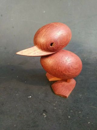 3.  5 " Vintage Mid Century Danish Modern Hans Bolling Torben Orskov Teak Wood Duck