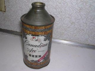 Vintage Canadian Ace Extra Pale Beer Cone Top Beer Can Canadian Ace Brg Chicago