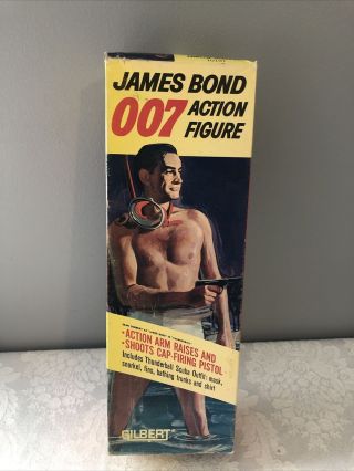 James Bond Sean Connery Gilbert “thunderball” Action Figure,  Orig.  Box 1965