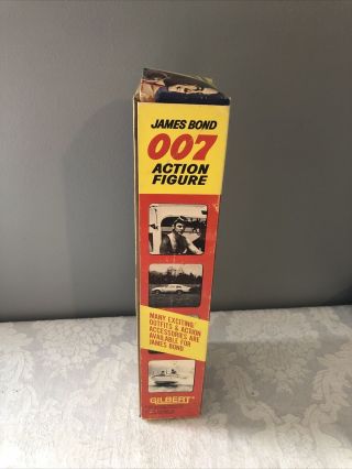 James Bond Sean Connery GILBERT “THUNDERBALL” ACTION FIGURE,  ORIG.  BOX 1965 2