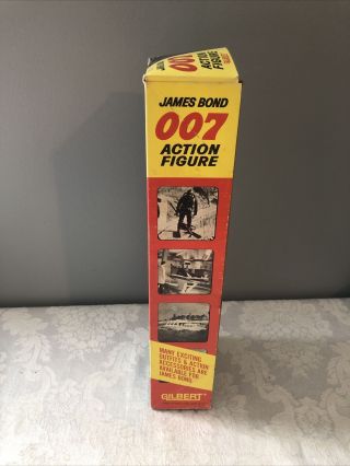 James Bond Sean Connery GILBERT “THUNDERBALL” ACTION FIGURE,  ORIG.  BOX 1965 4