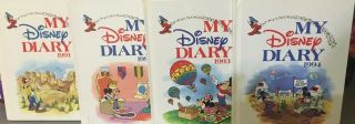 My Disney Diary Books 1991,  92,  93 And 94