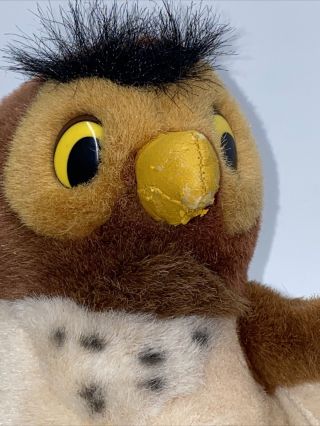 Vintage Disney Winnie The Pooh Owl 11” Plush 2
