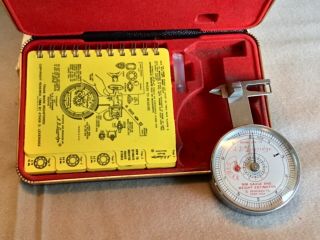 Vintage AD Leveridge MM Gauge & Weight Estimator Micromat Co Carrying Case,  Box 3