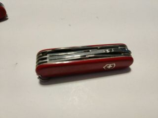 Victorinox Deluxe Tinker Plus Swiss Army Knife Red Multi - Tool Edc