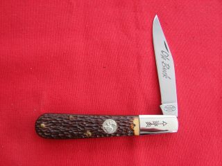 Vintage Westmark Ole Buck Large Barlow Folding Knife,  Usa Made
