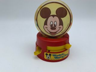 Vintage Wonderful World Disney Gumball Machine With Gumballs Candy