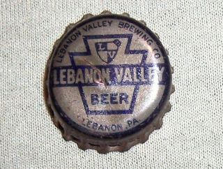 Lebanon Valley Beer Pa Tax Cork Bottle Cap - Tough Cap - V2