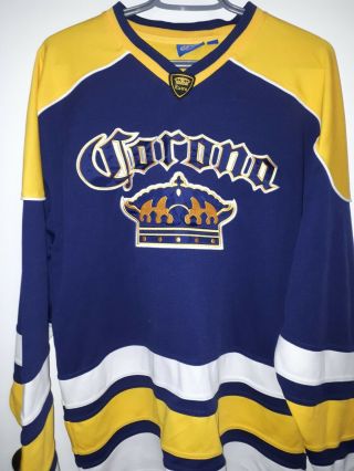 Corona Extra Beer Hockey Jersey - Without Tags - Medium