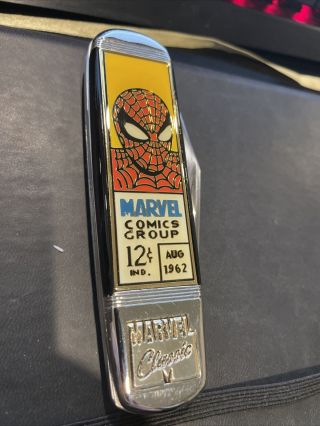 Spider - Man Marvel Comics Franklin Collector Pocket Knife Spiderman