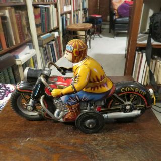 I Y Metal Toy Harley Davidson Motorcycle " Condor " Japan 12 " Long