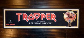 Iron Maiden Trooper Bar Runner Limited Edition By Robinsons Brewery