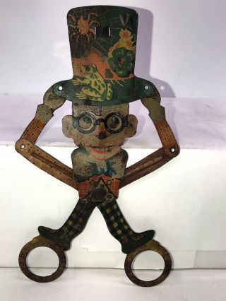 1920’s Harold Lloyd Tin Scissor Toy Made In Germany