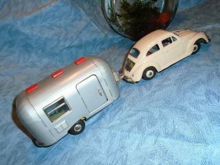1955 VW Bandai Battery Volkswagen Air Stream Camper Trailer Runs & Lights BEAUTY 5