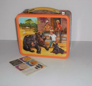 & 3 Tags Gentle Ben Lunchbox 1968 Aladdin WOW 4