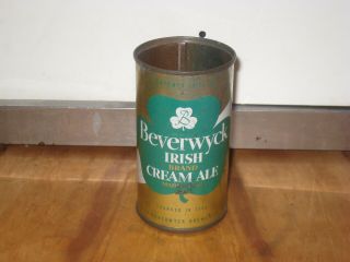 Beverwyck Irish Brand Cream Ale,  12oz Flat Top Beer Can; Albany,  York