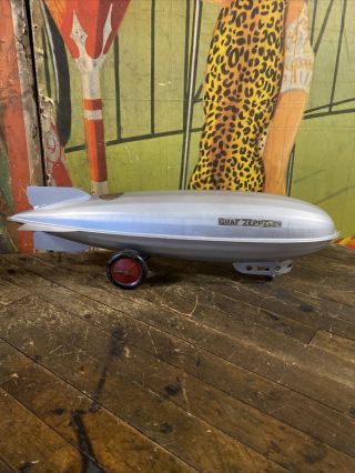 Vintage 1920’s Steelcraft Graf Zeppelin Blimp Toy Ride On Keystone Turner Marx