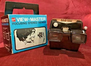 Vintage Gaf 2011 Focusing View - Master 3d Stereo Viewer Lighted Mib