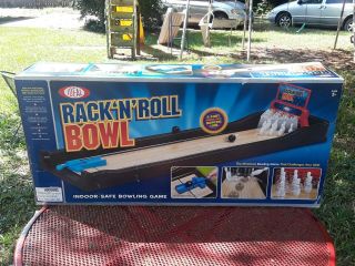 Factory Rare Ideal Rack N Roll Bowling Play Game Set Style Nib 2008 5feet