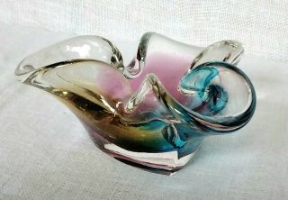 Vintage Murano Glass Candy Dish