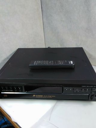 Vintage Sony Cdp - Ce345 5 Compact Disc Audio Cd Player Changer Carousel