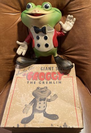 Vintage Froggy The Gremlin Made By Rempel Akron Ohio (see Details)