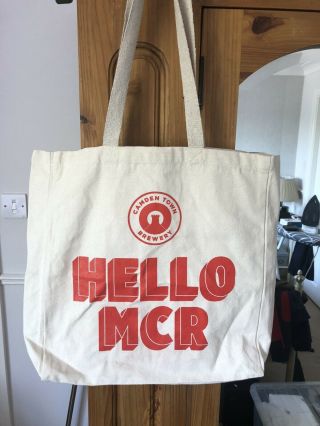 Camden Town Brewery Hello Mcr Limited Edition Craft Beer Tote Bag Cloudwater