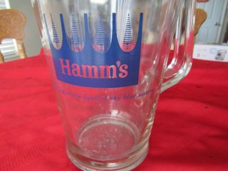 Vintage Hamm ' s Beer Glass Beer Pitcher 2