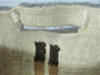 Vintage Navajo Yei Hand Woven Wool Rug HANDBAG 16 