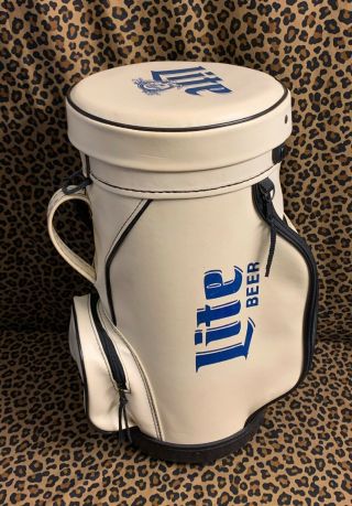 Vintage Miller Lite Beer Golf Bag Cooler