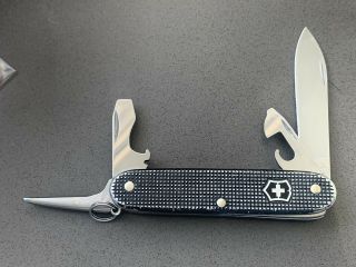 Victorinox Pioneer Black Alox Swiss Army Knife.  Look.