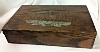 Erector Set 4 Mysto Manufacturing Co.  W/ Wooden Box Circa 1915 Construction Toy