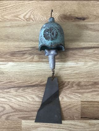 Vintage Bronze Wind Bell Mcm Arcosanti Paolo Soleri Foundry Chime