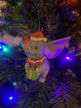 Vintage Grolier Disney Dco Dumbo Christmas Ornament 013900