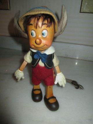 R John Wright Pleasure Island Pinocchio Hand Carved Wooden Jointed Doll