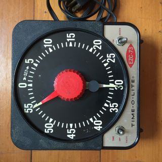 Vintage Time - O - Lite Ezc - 73 Photography Dark Room Timer With Kodak Products