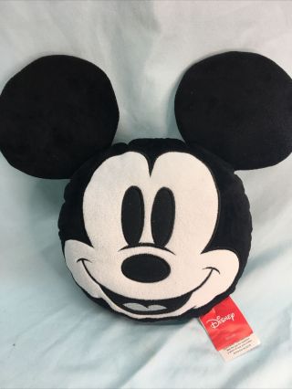 Disney Mickey Plush Throw Pillow 9.  5” (15)